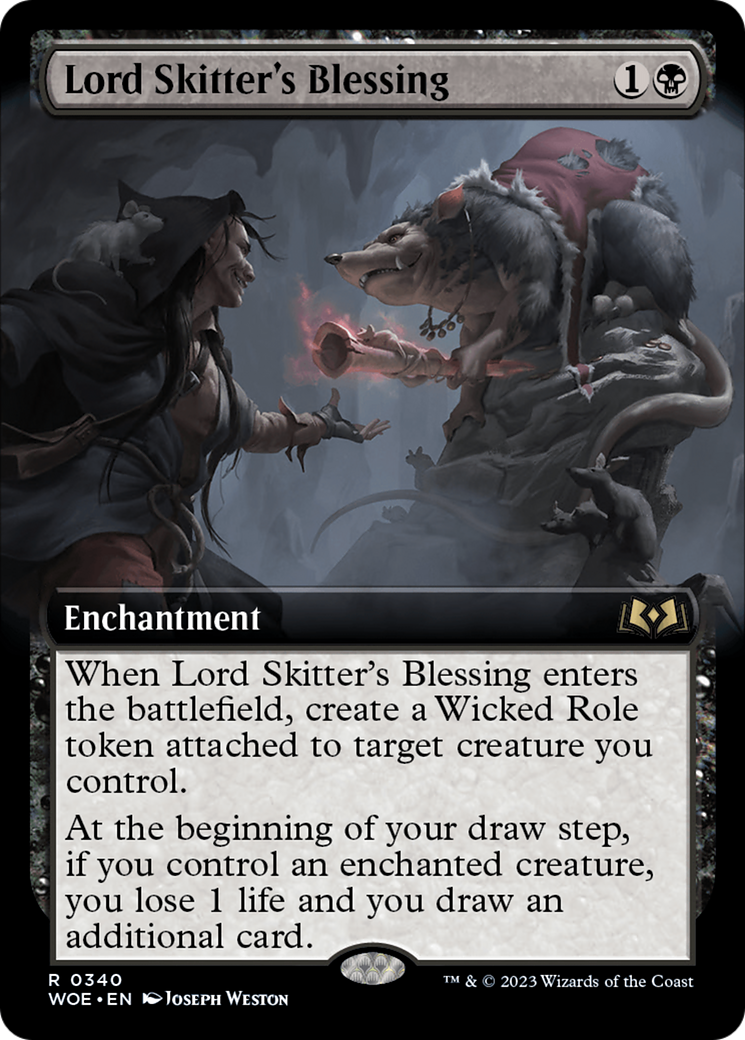 Lord Skitter's Blessing (Extended Art) [Wilds of Eldraine]